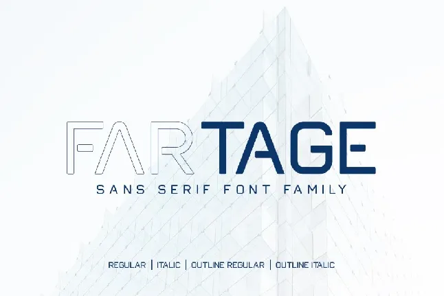 Fartage font