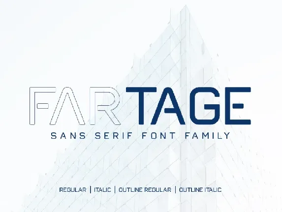 Fartage font