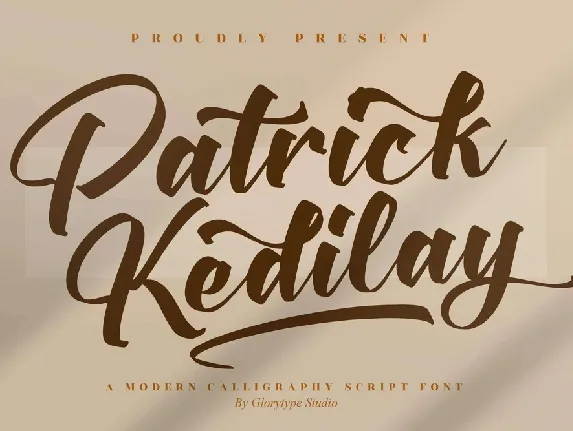 Patrick Kedilay font