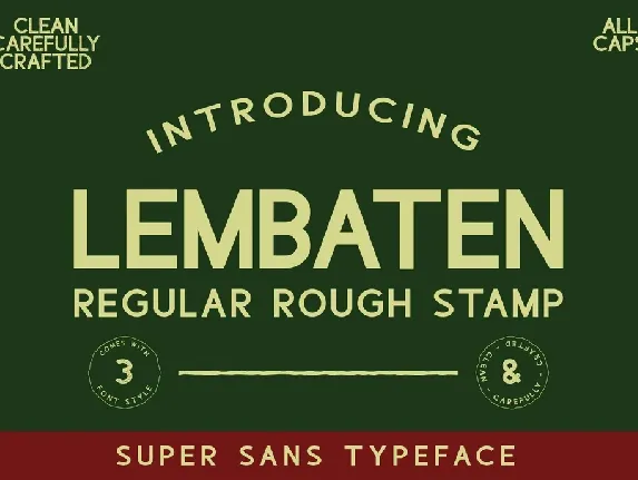 Lembaten font