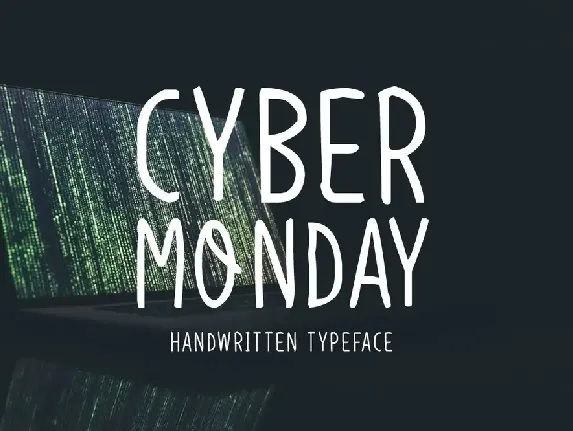 Cyber Monday font