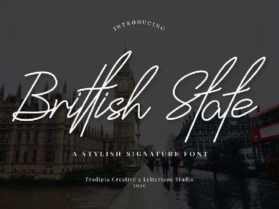 Brittish State font