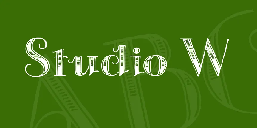 Studio W font