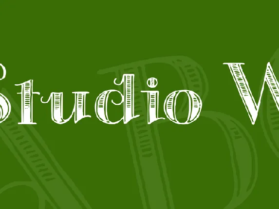 Studio W font