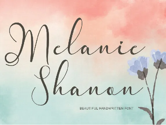 Melanie Shanon font