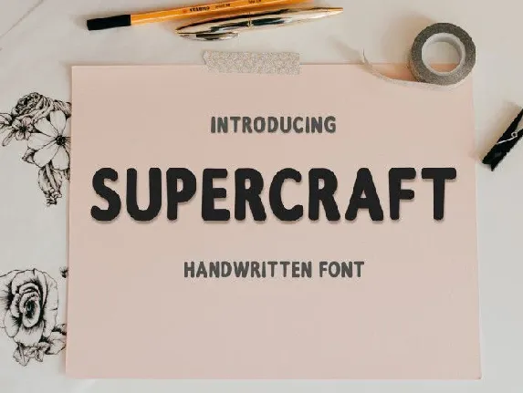 Supercraft Free font