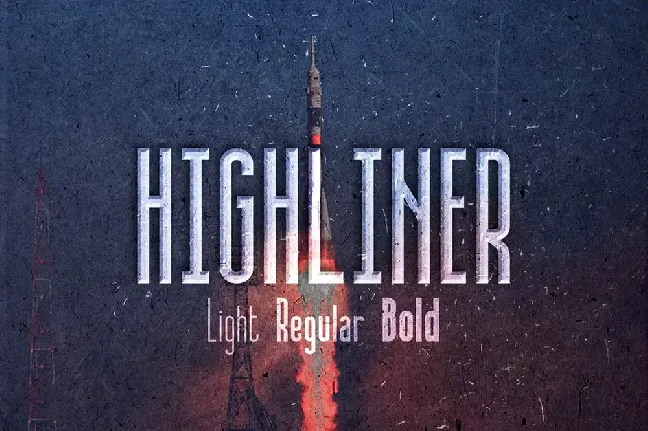 Highliner font