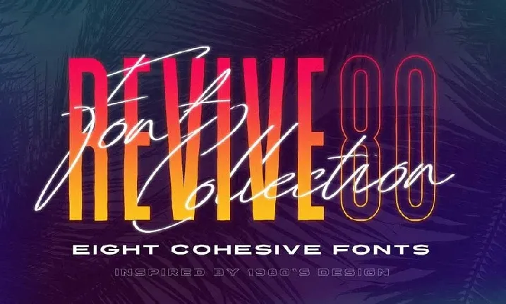 Revive 80 Pack font