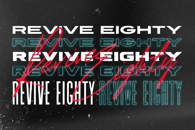 Revive 80 Pack font