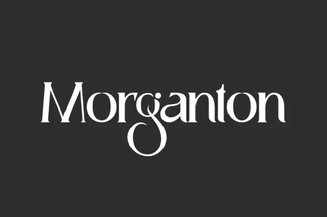 Morganton font