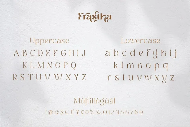 Frastha font