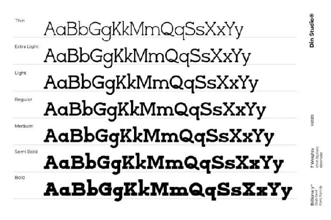 Billionary font