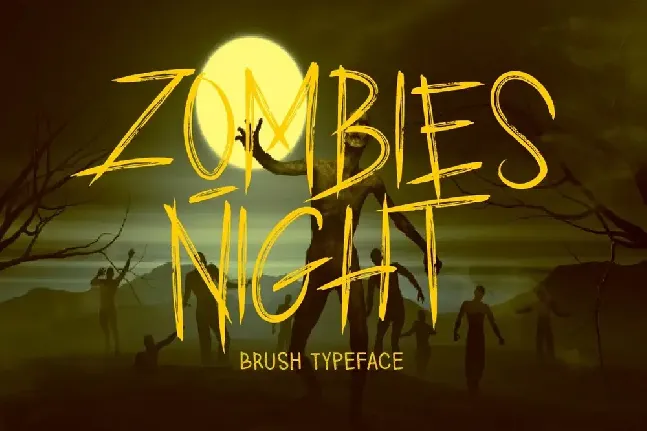 ZOMBIES NIGHT font