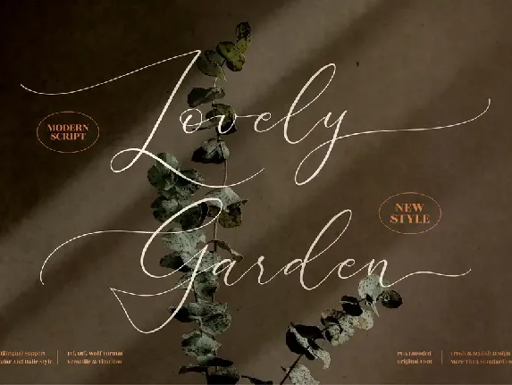 Lovely Garden font