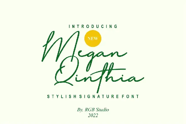 Megan Qinthia font