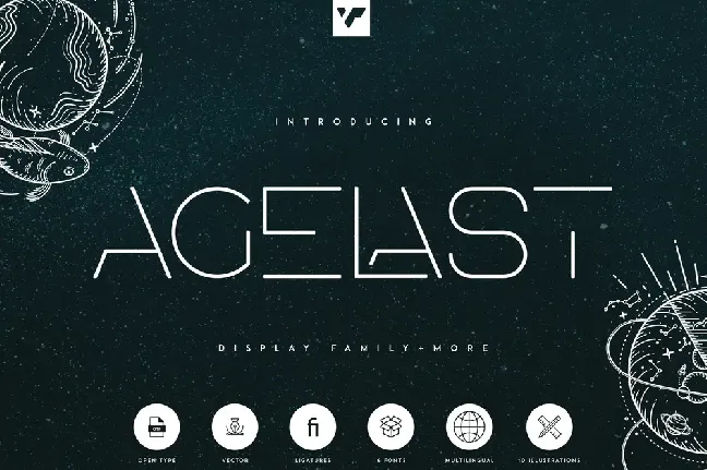 Agelast font