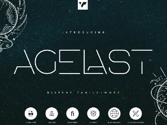 Agelast font