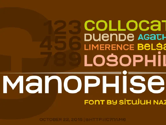 Manophiser font