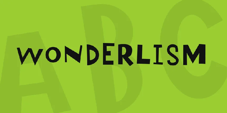 Wonderlism font