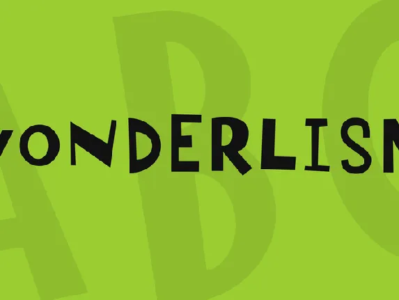 Wonderlism font