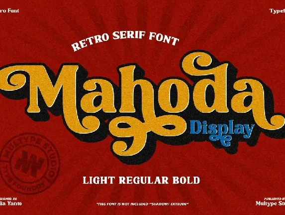 Mahoda font