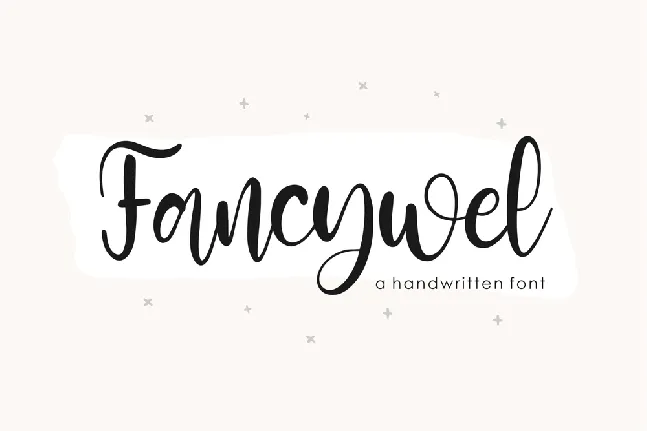 Fancywel font