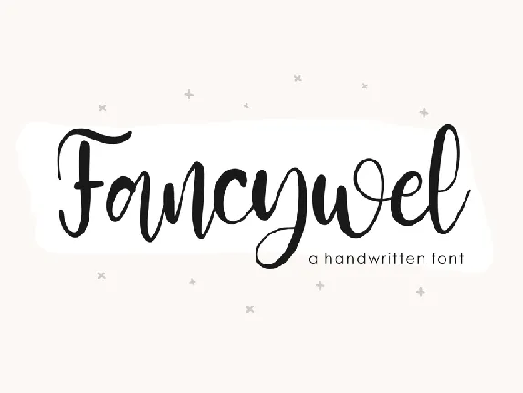 Fancywel font