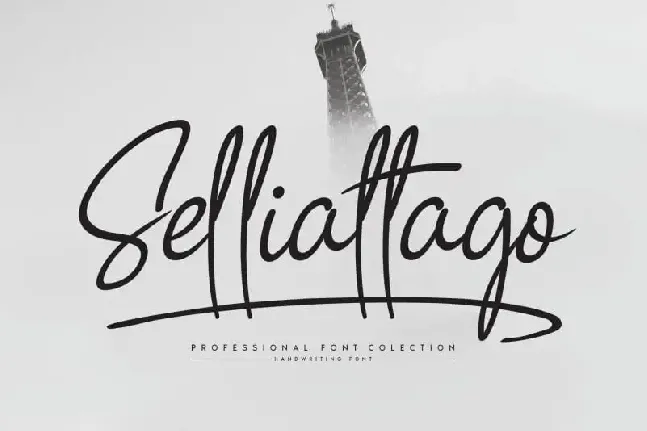 Selliattago Handwritten font