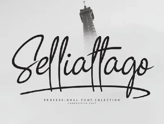 Selliattago Handwritten font