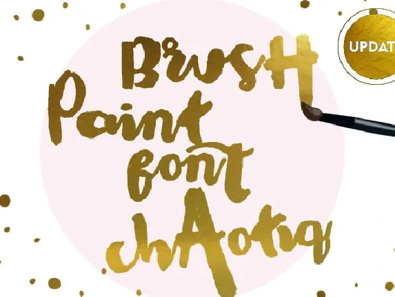 Chaotiq Modern Paint Brush font