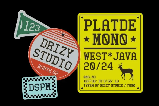 Platde Demo font