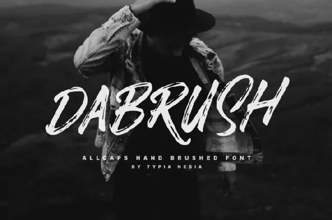 Dabrush Brush Free font