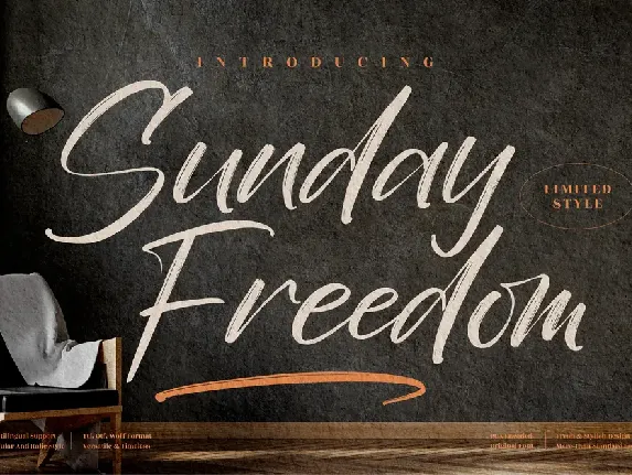 Sunday Freedom font