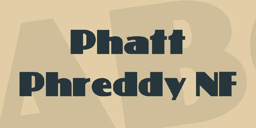 Phatt Phreddy NF font