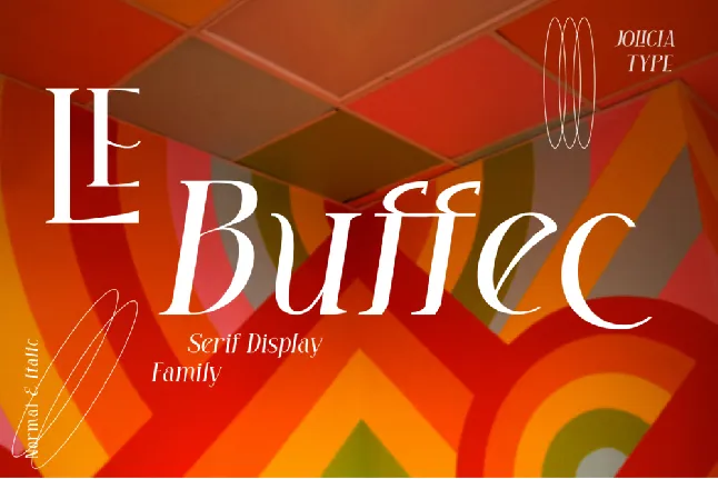 Free LE Buffec font