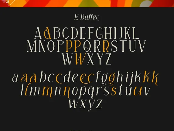 Free LE Buffec font