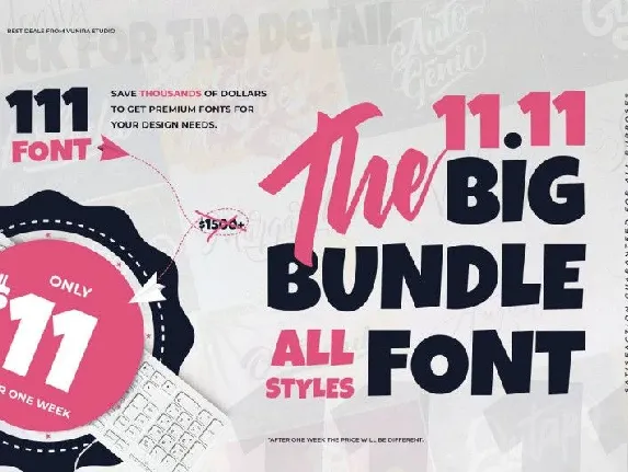 The 11.11 Bundle font