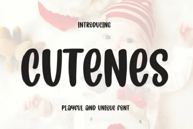 Cutenes Display font