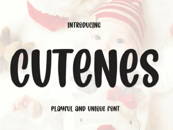 Cutenes Display font