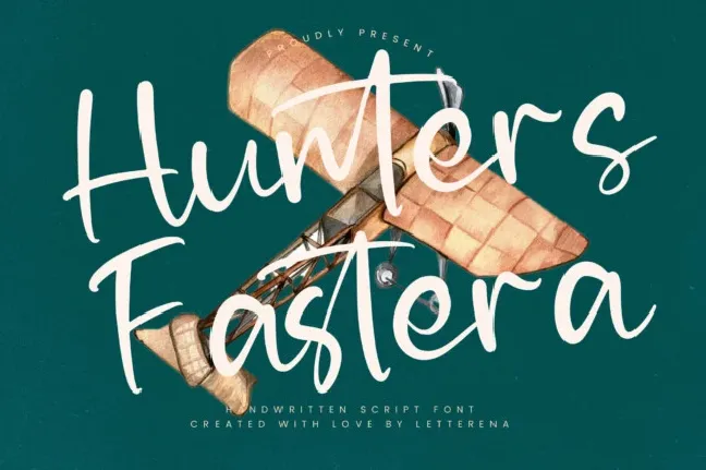 Hunters Fastera font