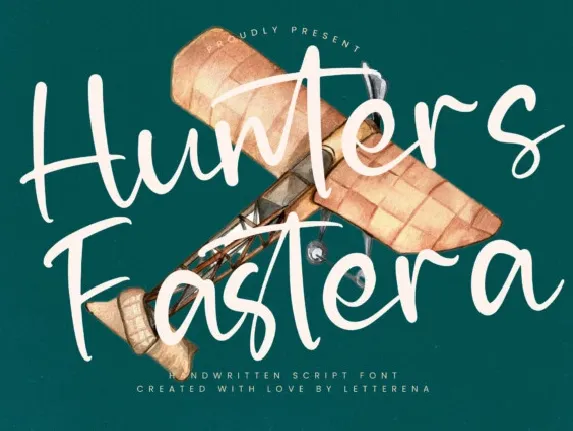 Hunters Fastera font