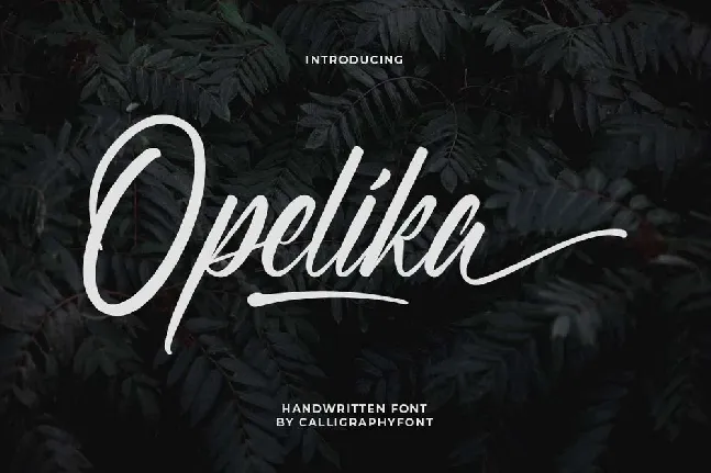 Opelika font