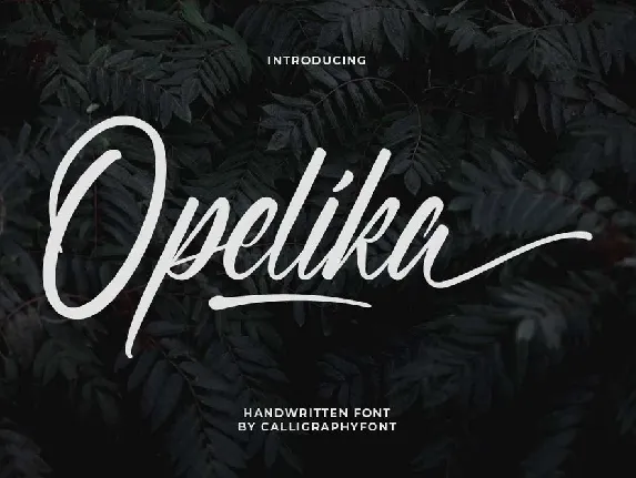 Opelika font