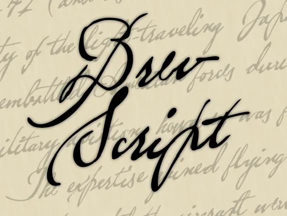 Brev Script Personal Use font