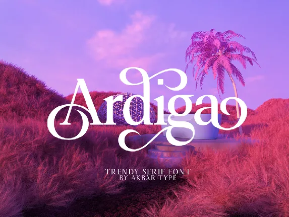 Ardiga font