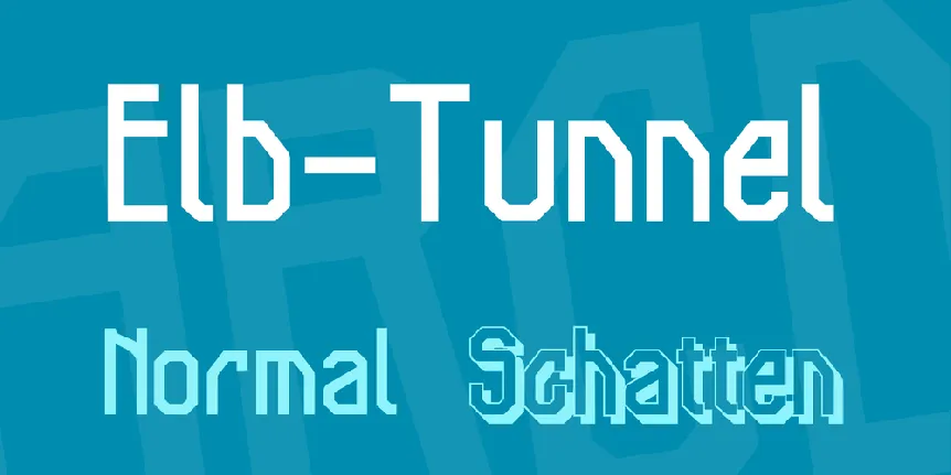 Elb-Tunnel font