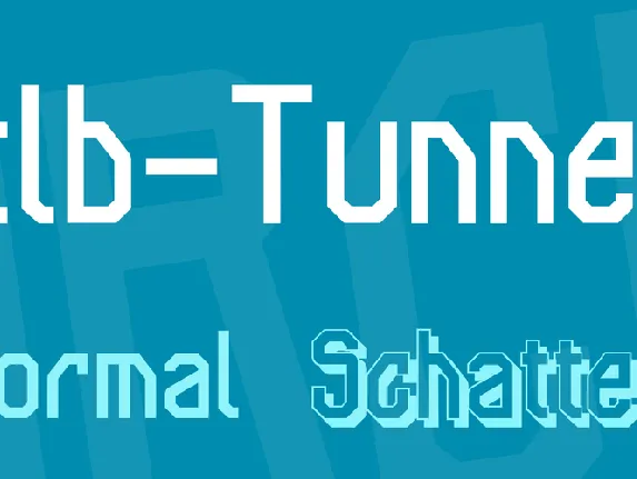 Elb-Tunnel font