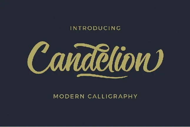 Candelion Script Free Download font