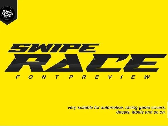 Swipe Race font