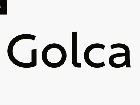 Golca font